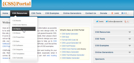 Онлайн ресурсы CSS