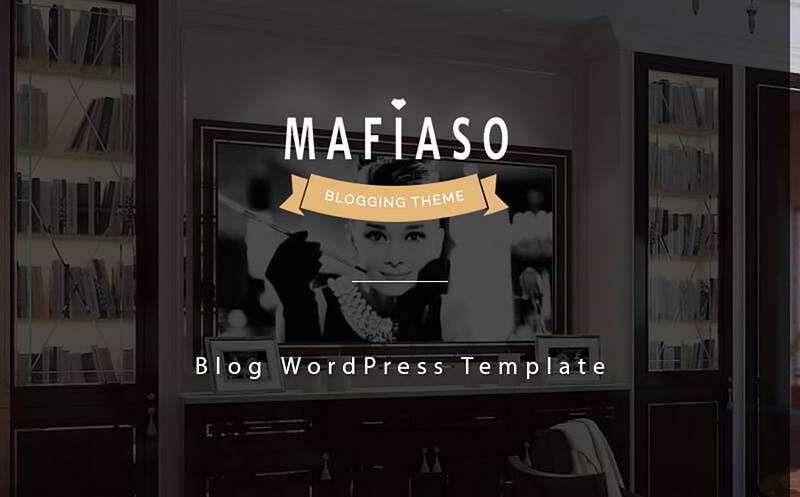 Mafiaso - Блог тема WordPress