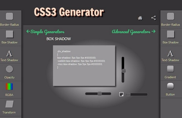 Онлайн-генератор CSS3