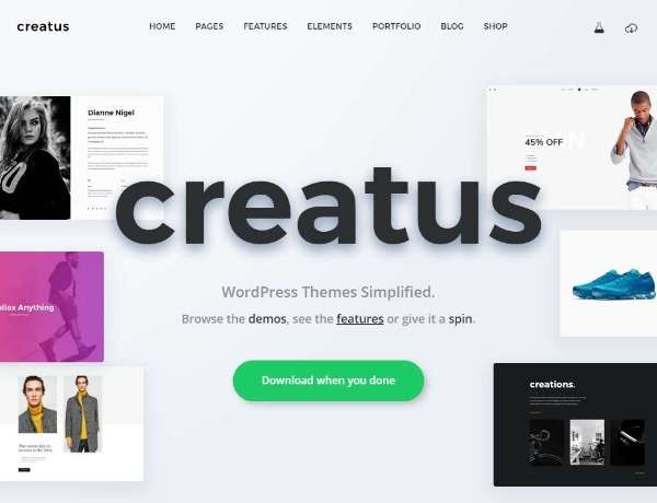 Creatus - Многоцелевая тема WordPress