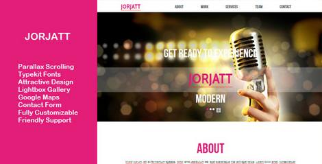 Jorjatt - многоцелевой шаблон html