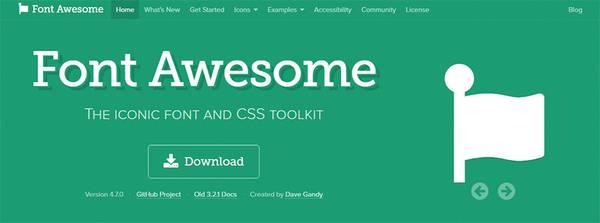 Font Awesome = Иконочный шрифт