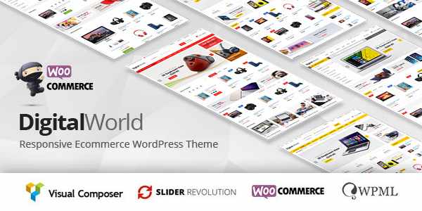 Digitalworld - Многоцелевая тема WordPress WooCommerce