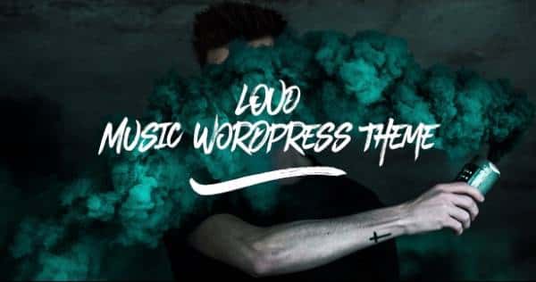 Loud - Современная тема WordPress для музыкальной индустрии