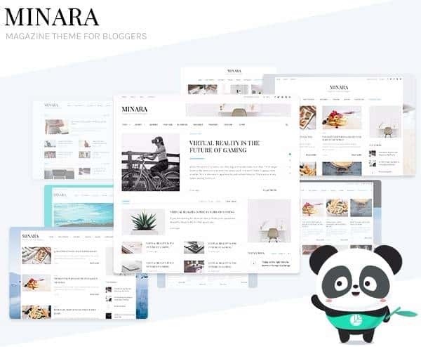 Minara - Журнальная тема WordPress для блогеров