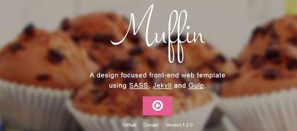 Muffin - Внешний веб-шаблон CSS