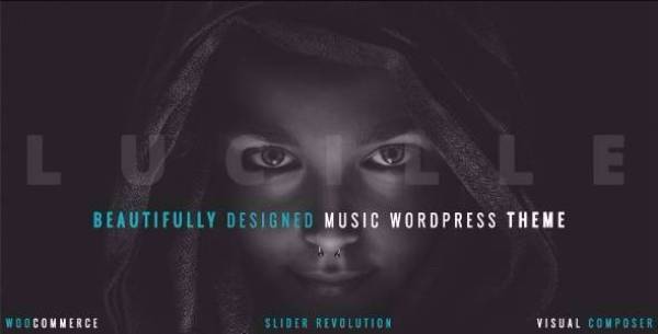 Lucille - Красивая музыкальная тема WordPress