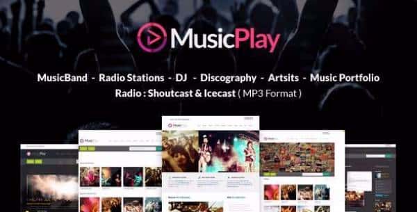 MusicPlay - Отзывчивая музыкальная тема WordPress