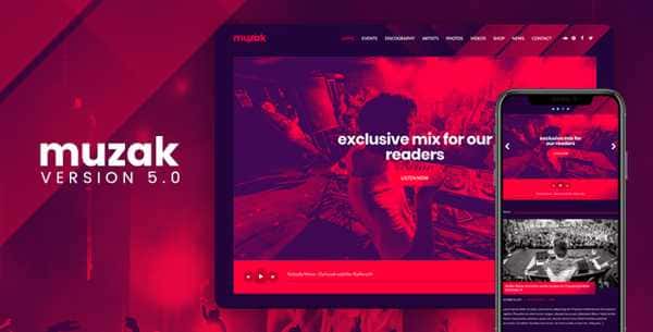 Muzak - Музыкальная тема WordPress