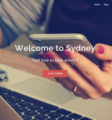 Sydney - Бесплатная, современная тема WordPress