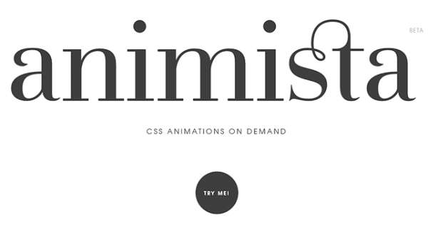 Animista - Онлайн-библиотека анимаций CSS