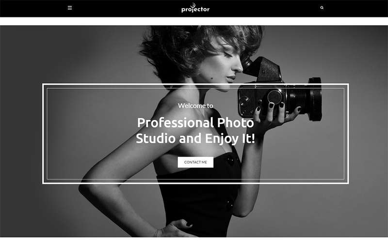 Projector - Тема WordPress для портфолио фотографа